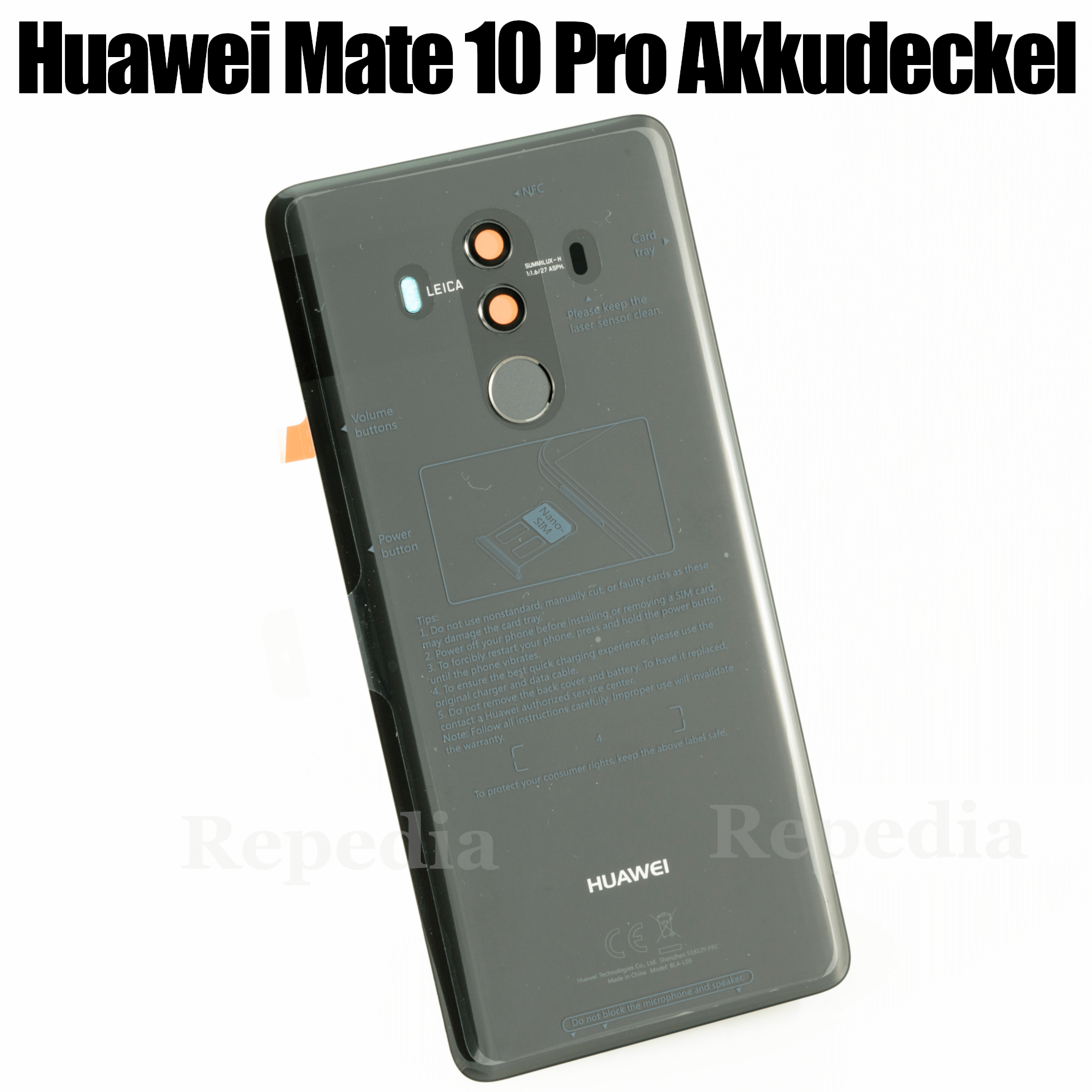 Huawei Mate 10 Pro Dual Sim (BLA-L29) - Akkudeckel / Batterie Cover
