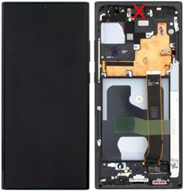 Samsung Galaxy Note 20 Ultra 5G (SM-N986B) - Display Assy (excl. Cam) Schwarz Original/Neu (Service)