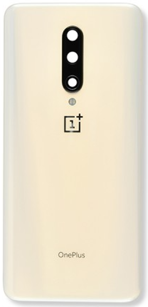 OnePlus 7 Pro (GM1913) - Akkudeckel / Batterie Cover Almond Gold Original/Neu (Service)
