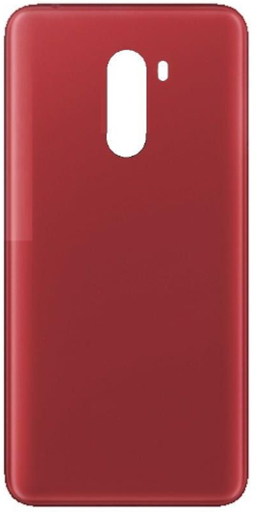 Xiaomi Pocophone F1 (M1805E10A) - Akkudeckel / Batterie Cover Rot Original/Neu (Service)