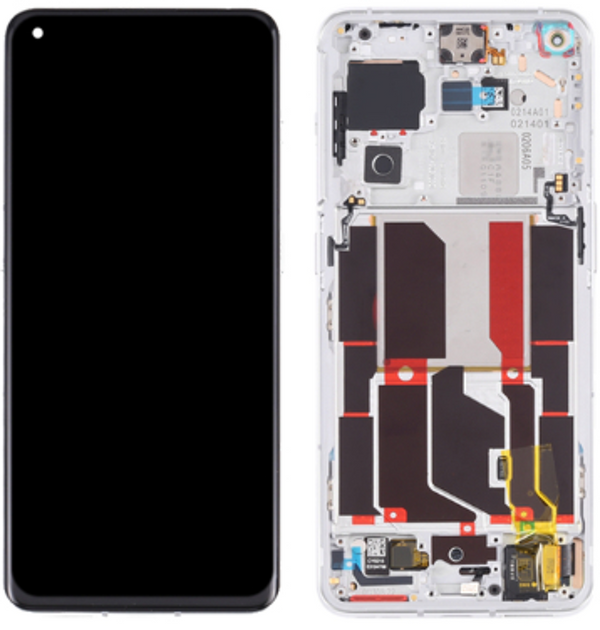 OnePlus 10 Pro (NE2213) - Display LCD Touchscreen + Rahmen Panda Weiss Original/Neu (Service)