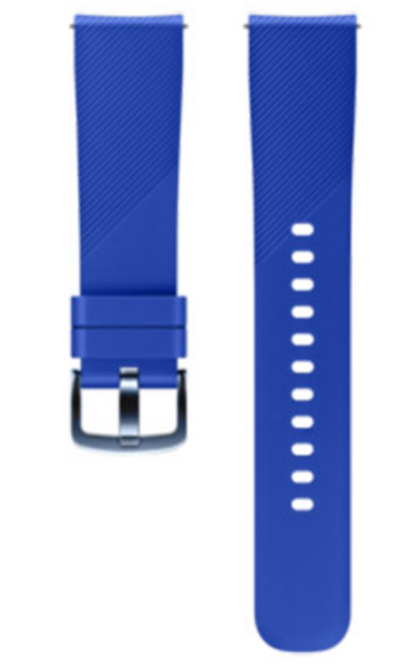 Samsung SM-R600 Gear Sport - Armband einteilig / Löcher Seite L Blau Original/Neu (Service)