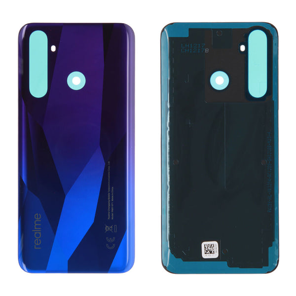 Realme 5 Pro (RMX1971) - Akkudeckel / Batterie Cover Crystal Blau Original/Neu (Service)