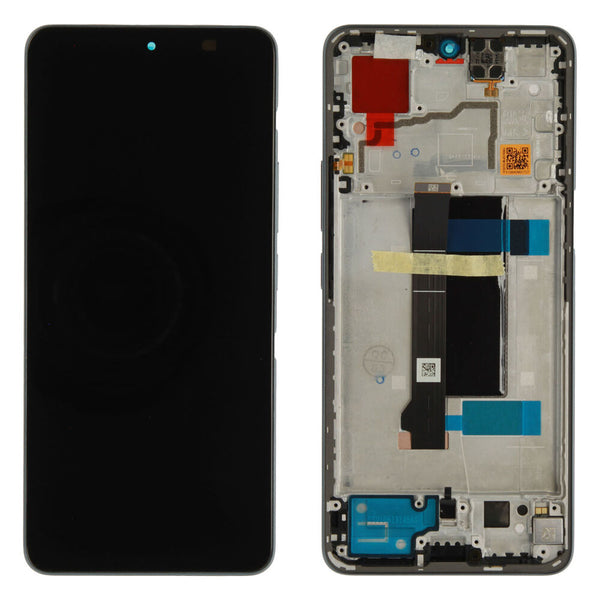 Xiaomi Poco X6 (23122PCD1G) - Display OLED Touchscreen + Rahmen / Redmi Note 13 Pro 5G Blau Original/Neu (Service)