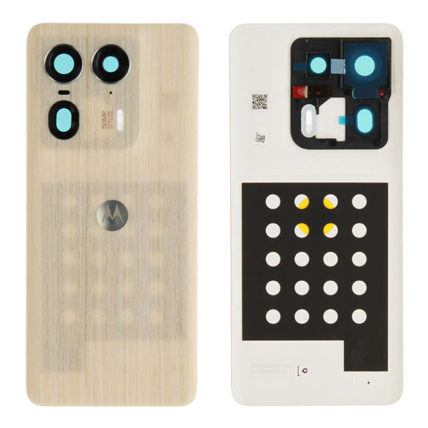 Motorola Edge 50 Ultra (XT2401) - Back Cover / Rückschale Nordic Wood Gold Original/Neu (Service)