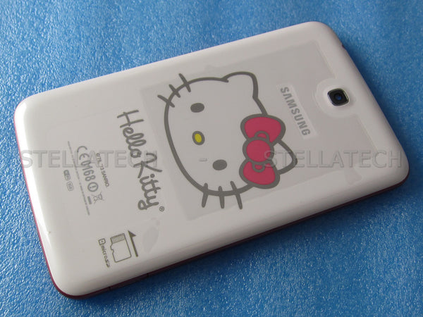 Samsung Galaxy Tab 3 7.0 WiFi Akkudeckel Batterie Cover Hello Kitty Weiß SM-T210