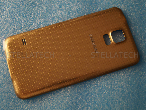 Samsung S5 Backcover / Rückseite Gold