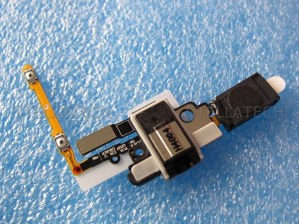 Samsung Alpha Lautsprecher Flex-Kabel / Hörer + Kopfhörer Buchse Silber