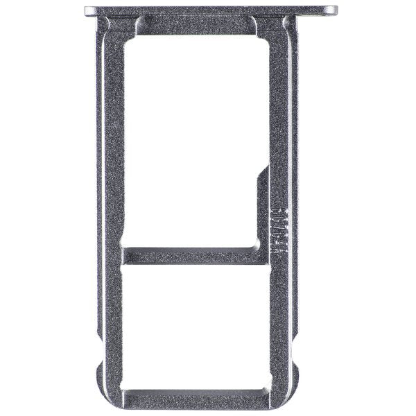 Huawei P9 Dual Sim Simkarten / Speicherkarten-Halter Titanium Grau