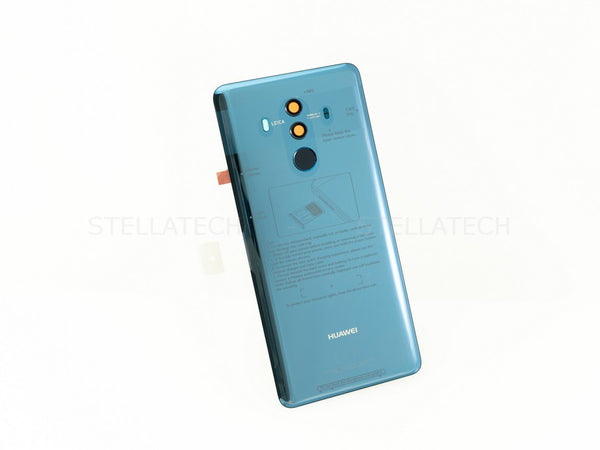 Huawei Mate 10 Pro Dual Sim (BLA-L29) - Akkudeckel / Batterie Cover + Fingerabdruck Sensor Blau