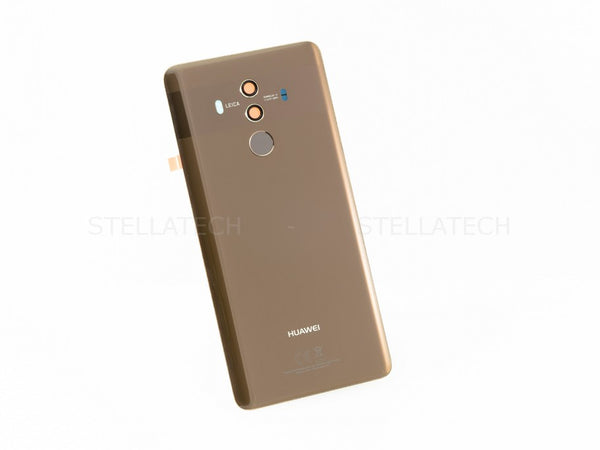 Huawei Mate 10 Pro Dual Sim (BLA-L29) - Akkudeckel / Batterie Cover + Fingerabdruck Sensor Braun