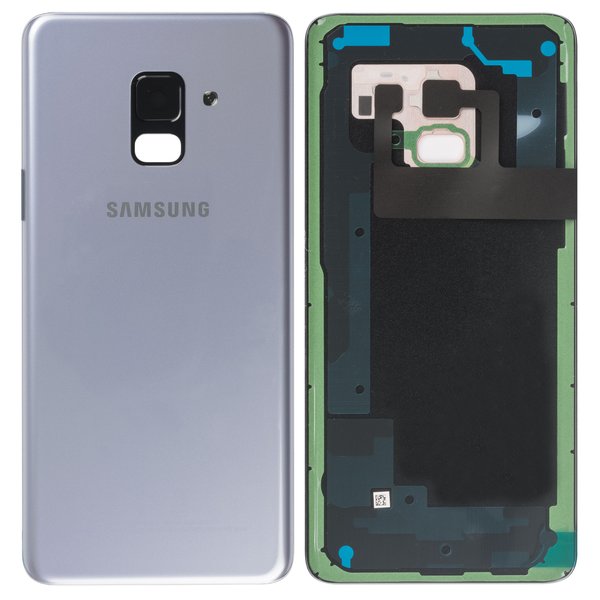 Samsung A8 (2018) Backcover / Rückseite Grau/Violett