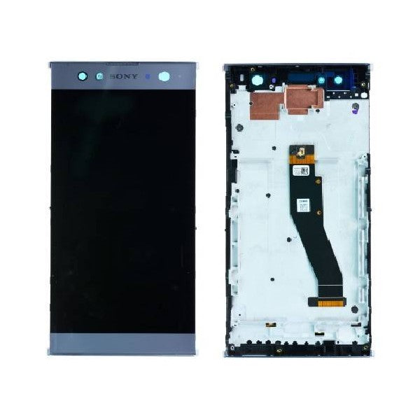 Original Sony Xperia XA2 Ultra Dual Display Touch + Rahmen Silber H4213