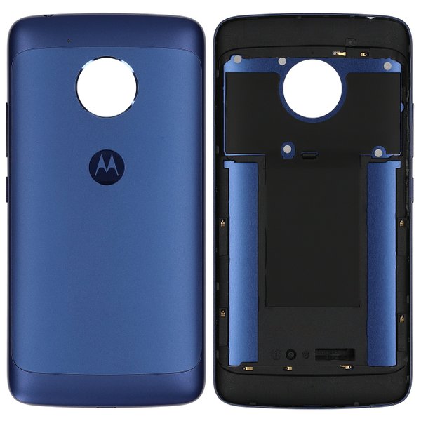 Motorola Moto G5 Dual (XT1676) - Akkudeckel / Batterie Cover Blau