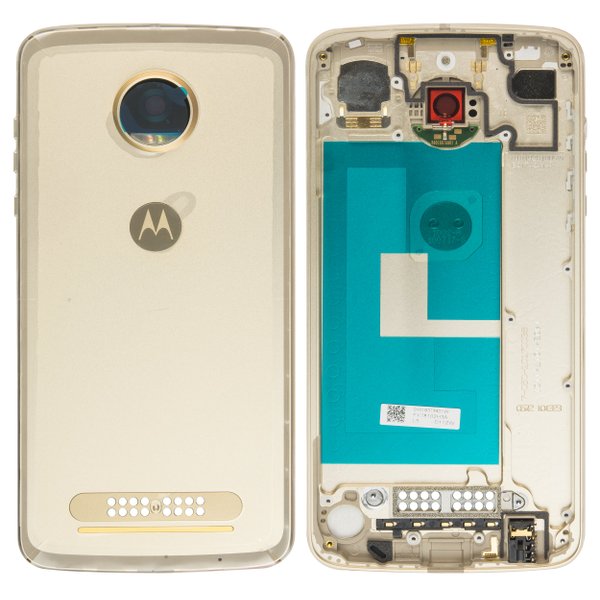 Motorola Moto Z2 Play Dual Back Cover / Rückschale Unibody Gold