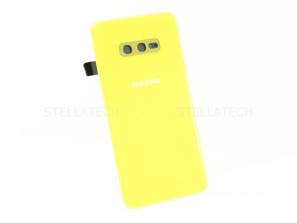 Samsung S10e Backcover / Rückseite + Kamera Glas Canary Gelb