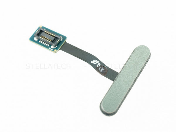 Samsung S10e Ein/Aus Taste / Fingerabdruck Sensor Flex Silber