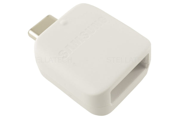 Samsung S10 USB Typ-C zu OTG USB Adapter Weiss