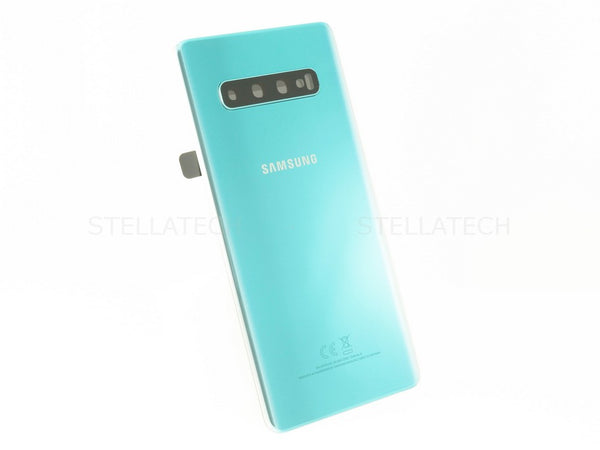 Samsung S10 Plus Backcover / Rückseite + Kamera Glas Prism Grün