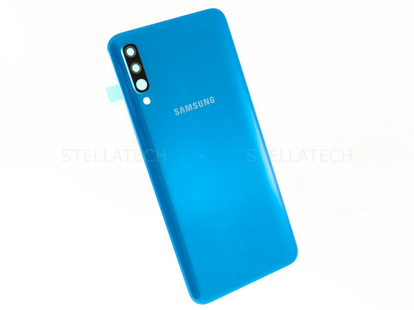 Samsung SM-A505F/DS Galaxy A50 - Akkudeckel / Batterie Cover + Kamera Glas Blau