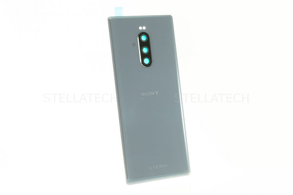 Sony Xperia 1 Dual Akkudeckel Batterie Cover Grau J9110