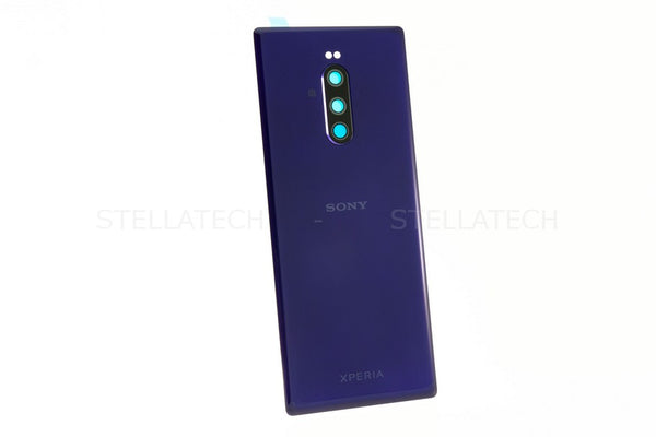 Sony Xperia 1 Dual Backcover / Rückseite + Kamera Glas Lila