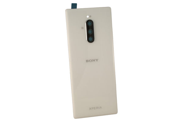 Sony Xperia 1 Dual Backcover / Rückseite + Kamera Glas Weiss