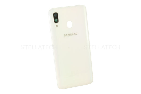 Samsung SM-A405F/DS Galaxy A40 - Akkudeckel / Batterie Cover + Kamera Glas Weiss