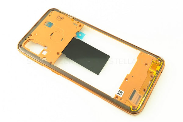 Samsung SM-A405F/DS Galaxy A40 - Mittel Cover / Mittel-Gehäuse Korall