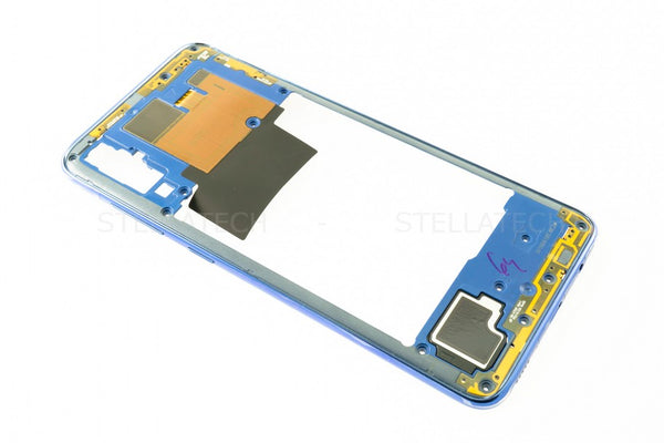 Samsung SM-A705F/DS Galaxy A70 - Mittel Cover / Mittel-Gehäuse Blau