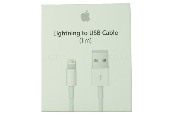 Apple iPhone 5 Lightning USB Daten-Kabel MD818ZM/A 1.0m Blister Weiss