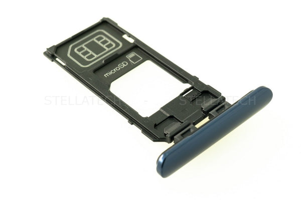 Sony Xperia 5 Simkarten / Speicherkarten-Halter Blau