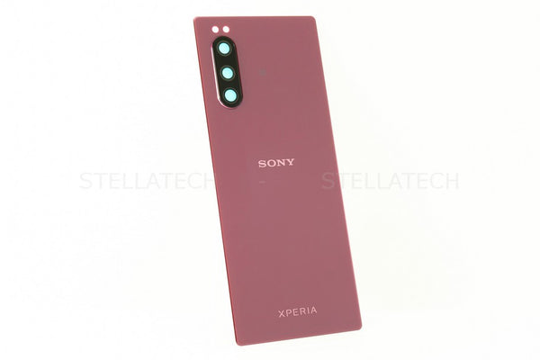 Sony Xperia 5 Dual Backcover / Rückseite + Kamera Glas Rot