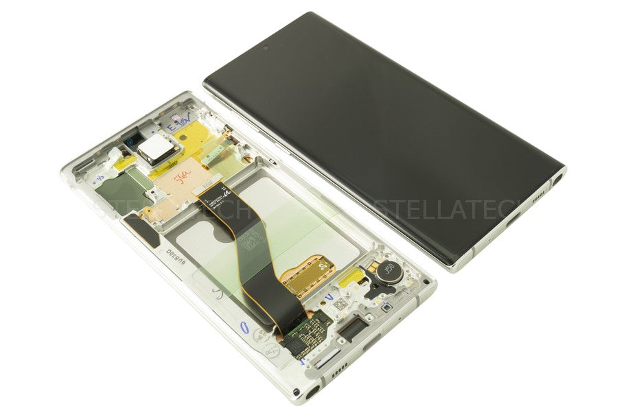 Original Samsung Galaxy Note 10 Display Touch + Rahmen Weiß SM-N970F