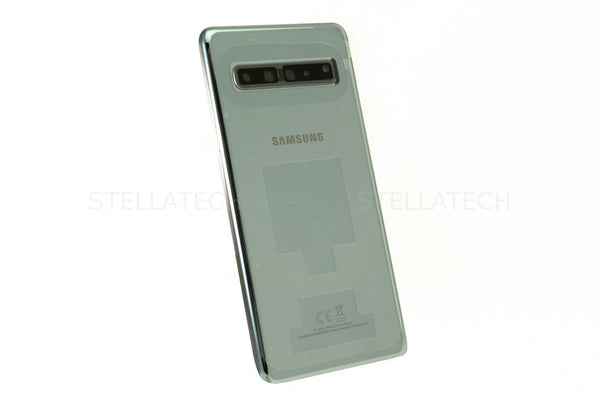 Samsung SM-G977B Galaxy S10 5G - Akkudeckel / Batterie Cover + Kamera Glas Majestic Schwarz