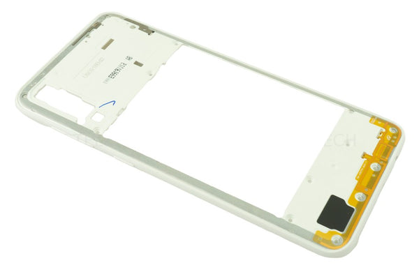 Samsung SM-A307F/DS Galaxy A30s - Mittel Cover / Mittel-Gehäuse Prism Crush Weiss