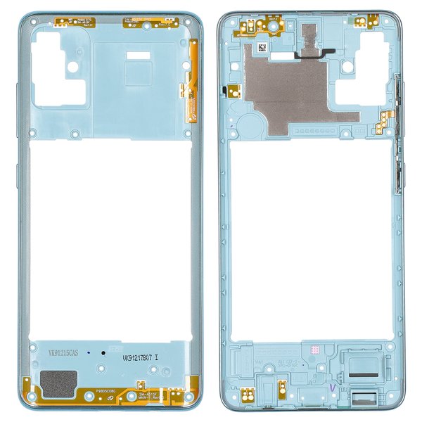 Samsung SM-A515F/DS Galaxy A51 - Mittel Cover / Mittel-Gehäuse Prism Crush Blau