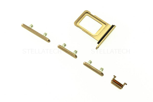 Apple iPhone 11 Pro Seiten-Tasten Set Gold