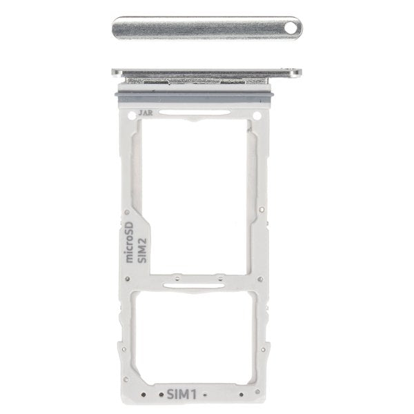 Samsung S10 Lite Simkarten / Speicherkarten-Halter Prism Weiss