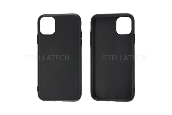 Apple iPhone 11 Silikon Case Schutzhülle TPU 1.0mm True Color Schwarz Matt