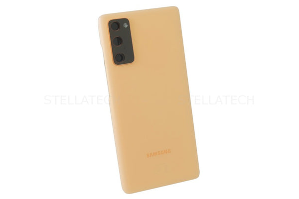 Samsung SM-G781B Galaxy S20 FE 5G - Akkudeckel / Batterie Cover + Kamera Glas Cloud Orange