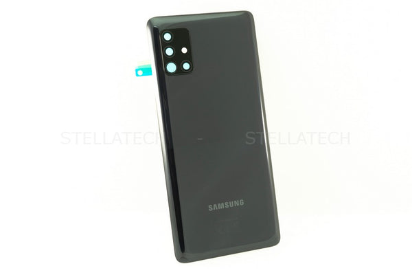 Samsung SM-A516F/DSN Galaxy A51 5G - Akkudeckel / Batterie Cover Prism Cube Schwarz