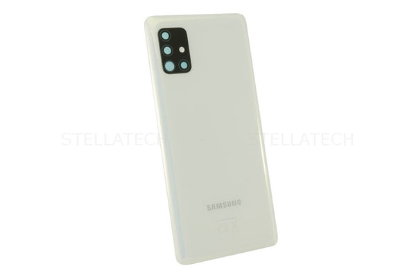 Samsung SM-A516F/DSN Galaxy A51 5G - Akkudeckel / Batterie Cover Prism Cube Weiss