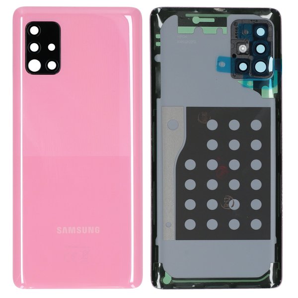 Samsung SM-A516F/DSN Galaxy A51 5G - Akkudeckel / Batterie Cover Prism Cube Pink