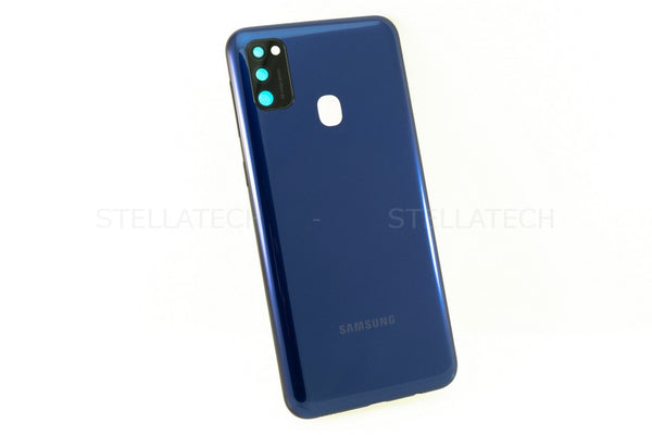 Samsung SM-M215F/DS Galaxy M21 - Akkudeckel / Batterie Cover Blau