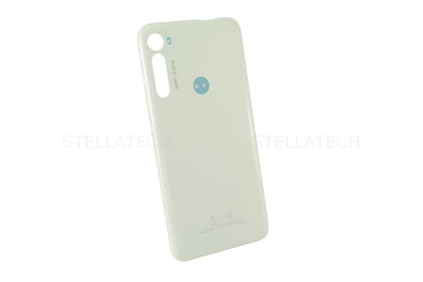 Motorola Moto One Fusion Plus Akkudeckel Batterie Cover Moonlight Weiß XT2067