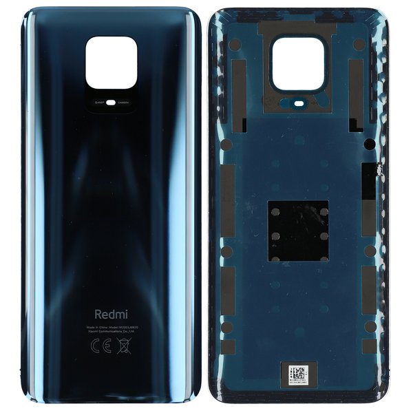 Xiaomi Redmi Note 9 Pro (M2003J6B2G) - Akkudeckel / Batterie Cover Interstellar  Grau/Schwarz