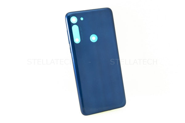 Motorola Moto G8 Akkudeckel Batterie Cover Blau XT2045