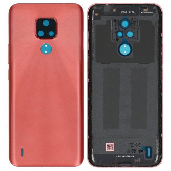 Motorola Moto E7 Akkudeckel Batterie Cover Rot Satin Mineral XT2095