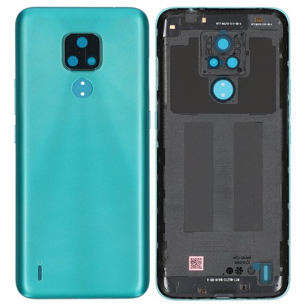 Motorola Moto E7 Akkudeckel Batterie Cover Blau Aqua XT2095